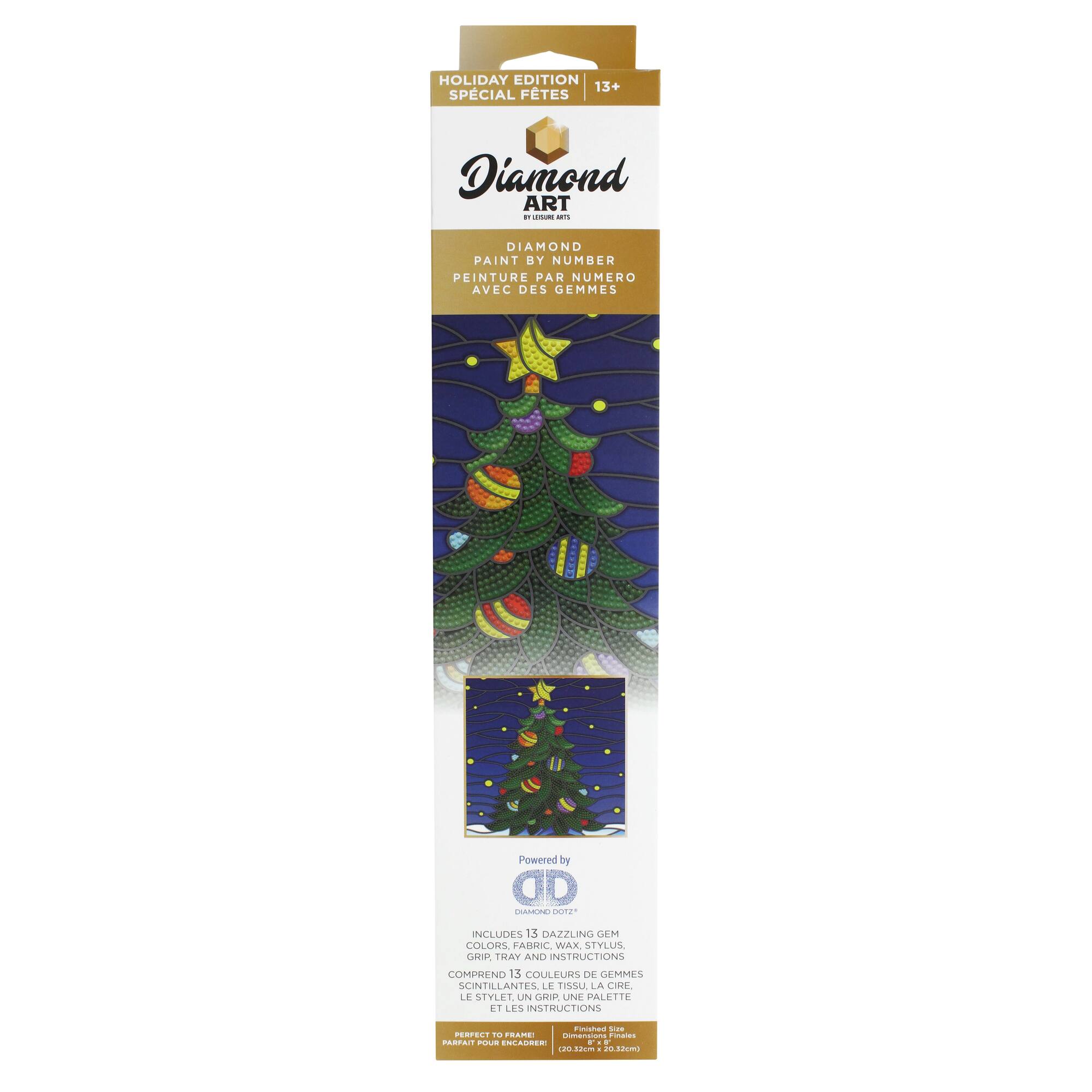 Diamond Art® Stain Glass Tree Beginner Kit